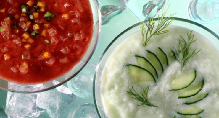 Фото к статье: Полезные рецепты: холодные овощные супы за 20 минут
