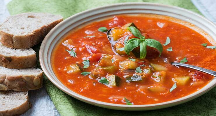 Фото к статье: Рецепт рататуя с овсяным супом