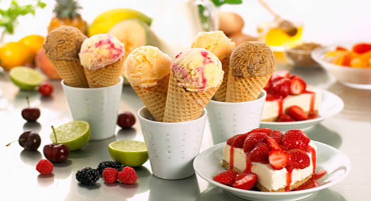 Фото к статье: Три рецепта мороженого для вечеринок