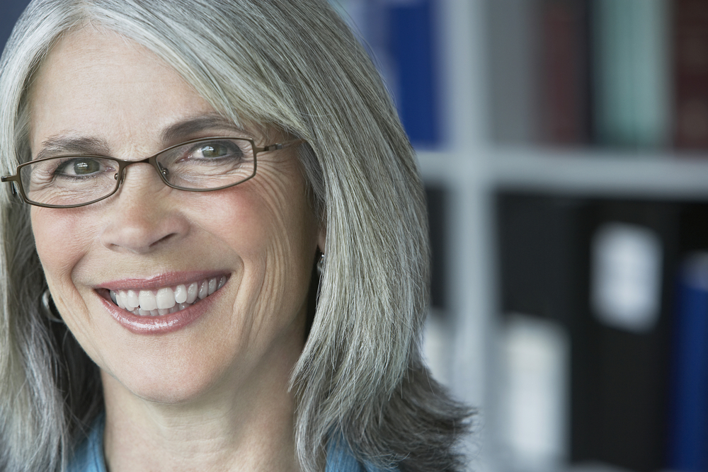 седые волосы