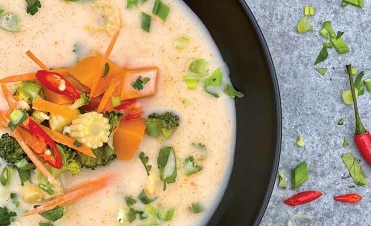 тайский суп с овощами